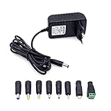 JZK AC Adapter Netzteil AC 100-240 V auf DC 6 V 500 mA 1000 mA (1 A) 1500 mA 2000 mA (2 A) für Blutdruckmessgerät, Türklingelalarm, Seifenspender, AM/FM, Mülleimer, Ladegerät, Rasierer
