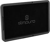 slimpuro® Coin Case/Coin Card - Lautloses Münzfach, Kleingeldfach aus Aluminium für Slim Wallets, Kreditkartenetuis, Kartenetuis, Geldbeutel - Blockt RFID Signale (Mit Filzschutz, 3 mm dünn)