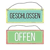 trendaffe - Offen oder Geschlossen Wendeschild mit Kordel