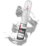 BLU Lackstift Auto kompatibel für Audi LY7Q Silber ATLASGRAU | Auto Lack Reparatur 2in1 Ausbesserungslack Pinsel + Nadel