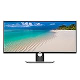 DELL U3417W 86,71 cm (34 Zoll) LED Monitor (HDMI, DisplayPort, LED, 5ms Reaktionszeit) schwarz