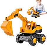 AIDODIA Sandspielzeug Bagger Sandkasten,Verwendung Kipplaster Bagger Strandspielzeug Auto,Reifen aus Softmaterial,Spielstabil Sandspielzeug ab 1-5 Jahr Mädchen Junge Sommerspielzeug (1 PCS)