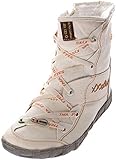 TMA Leder Winter Stiefeletten Damen Knöchel Schuhe gefüttert Weiß Stiefel Knöchelschuhe Gr. 39