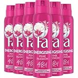FA Deospray 150 ml Pink Passion, 6er Pack, Jahresvorrat, 6x 150 ml