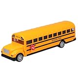 NUOBESTY Schulbus Spielzeug 1:16 Schulbus Kinder Spielzeug Modell Diecast Legierung Pull Back Bus Kinder Auto Für Partygeschenke Spielhaus