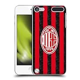 Head Case Designs Offizielle AC Milan Home 2025/26 Wappen-Set Harte Rueckseiten Handyhülle Hülle Huelle kompatibel mit Apple iPod Touch 5G 5th Gen