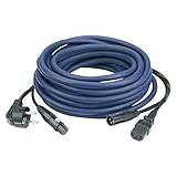 DAP AUDIO Powersignalcable 10m Schuko/Kalt- XLR