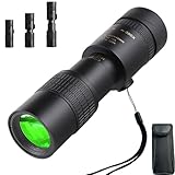 Verbessert 10-300x40 Monokular Teleskop Fernrohr für Erwachsene, Zoom Mit BAK4 und FMC Objektiven für Konzerte, Vogelbeobachtung, Sternbeobachtung