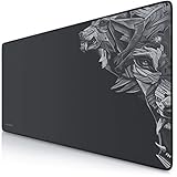 Titanwolf XXL Speed Gaming Mauspad - 900 x 400mm - XXL Mousepad - Tischunterlage Large Size - mit Titanwolf-Motiv - verbessert Präzision und Geschwindigkeit - rutschfest - strapazierfähig