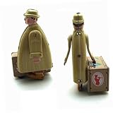 MAGICLULU Blechspielzeug Zum Aufziehen Uhrwerkspielzeug Mechanisch Antiker Stil Figur Modell Handgefertigt Sammlerstück