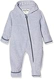 Playshoes Fleece-Overall Unisex Kinder Jumpsuit, grau/melange, 68