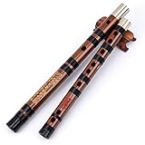 ZFF Bambusflöte, die Bassflöte-Querflöte-chinesisches Musikinstrument Dizi spielt (Color : G)