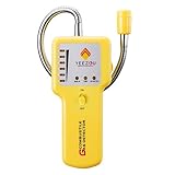 Erdgas Gasmelder, Gaslecksuchgerät, Tragbarer Leckdetektor Für Brennbare Gase; Methan, Propan, Butan, Abwasser, LPG, LNG Gasleckdetektor; Flexible Sensorsonde | Ton- und LED Alarm