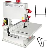VEVOR 8 Inch Benchtop Bandsaw 350W 80mm Bandsäge Metallbandsäge Tischbandsäge für Holzbearbeitung Verstellbare Arbeitsfläche