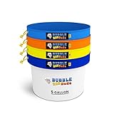 BUBBLEBAGDUDE Bubble Bags 5 Gallonen 4-Beutel-Set – Kräuter-EIS-Bubble-Bag-Essenz-Extraktionskit – Pfl anzen- und Kräuterextraktions-Bubble-Beutel mit 10 x 10 Presssieb und Aufbewahrungsbeutel