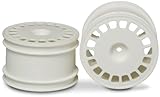 Tamiya 300053881 - DF-03 Buggy-Felgen Dish hinten 62/35, 2 Stück, weiß