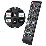Loutoc Smart Remote BN59-01315B für Samsung 4K UHD HDR Crystal QLED-Fernseher, Samsung UE-Serie Quantum TVs Ersatz durch Netflix/Rakuten/Prime Video