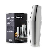WOTOR Boston Cocktail Shaker Set, 530ml oz & 830ml oz Edelstahl Shaker Dosen mit Gewicht, Metall Martini Shaker Drink Mixer für Bartending, professionelle Bar Tools für Bartender