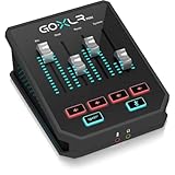 TC Helicon GoXLR MINI Online-Broadcast-Mixer mit USB-/Audio-Schnittstelle und Midas-Vorverstärker, 9.4×8.5×4.6/ 239×216×116mm