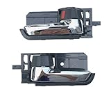 FEILIDAPARTS 2 Griffe, Tür innen Chrom links & rechts kompatibel mit Suzuki Cervo Kei Swift Mr Wagon SX4 Wagon R/Plus/Solio/Wide