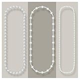 KLEMMFLEX Endloskette für Rollo mit Kettenzug, Ersatz Bedienkette, Rollokette, Bedienlänge: 150 cm, Farbe: Weiß, 4,5 x 12 mm, Kette für Jalousie, Raffrollo, Lamellenvorhang, Doppelrollo