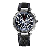 Michel Herbelin Herren Analog Quarz Uhr mit Gummi Armband 37688AG65