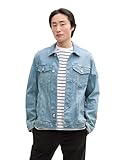 TOM TAILOR Herren 1046310 Jeansjacke, 10118-Used Light Stone Blue Denim, 3XL