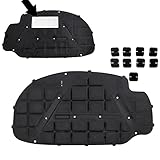 DM Autoteile Dämmmatte Motorhaube Motorhaubendämmung Motorraumdämmung + Montagekit kompatibel für VW Golf V 5 Jetta III