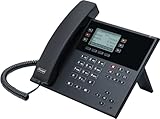 Auerswald 90278 COMfortel D-210 Schnurgebundenes Telefon, VoIP Freisprechen, Headsetanschluss, Optische An, Schwarz
