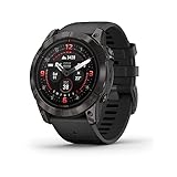 Garmin epix Pro (Gen 2) Sapphire Edition, 51 mm, Hochleistungs-Smartwatch, fortschrittliche Trainingstechnologie, integrierte Taschenlampe, schwarz