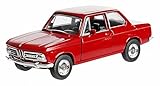 BMW 2002 ti Modellauto aus Metall 11,5cm Modell mit Rückzugmotor Auto Spielzeug Spielzeugauto Geschenk 4-Varianten Welly 44 (Rot)