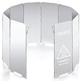 Ithyes Camping gaskocher Windschutz Outdoor Campingzubehör 10 Platten Windschutz Faltbarer Camping Gasherd Windschutz Kochgeschirr Ausrüstung Camping kocher