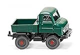 Wiking 097204 Unimog U 411 moosgrün - Miniaturmodell 1:160 Spur N - Kein Spielzeug!!