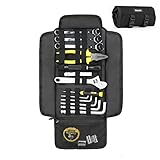 Rhinowalk Motorrad Werkzeugtasche Werkzeug Rolltasche Satteltasche Lenkertasche Aufbewahrungstasche für Motorrad Werkzeug Organizer