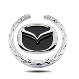 DLGJZS Auto Karosserie Embleme für Mazda MX-5 NB,ABS Zeichen Logo Aufkleber Badge Motorhaube und Kofferraum Namensschild Car Styling Zubehör 2er-Pack,A