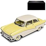 KK-Scale Ford Taunus 17M P2 Barocktaunus Gelb Weiss Beige 1957-1960 1/18 Modell Auto
