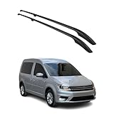 Dachreling Relingträger für VW Caddy 2015-2020 L1 Kurzer Alu Schwarz