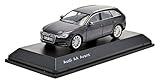 Spark Audi A4 Avant, metallic-dunkelgrau, 2015, Modellauto, Fertigmodell, I 1:43