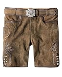 Stockerpoint Herren Corbi4 Trachtenlederhose, Havanna gespeckt, 52