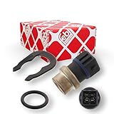 febi bilstein 39142 Kühlmitteltemperatursensor mit Dichtung und Haltefeder, 1 Stück
