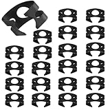 COZERI 20 Stück hochwertig Halteklammer Haltefeder Bremsschlauch Bremsleitung,Auto-Bremsschlauch Schellen,171611715 4D0611715B für Volkswagen Golf, Scirocco, Audi, Bremsleitung Halterung