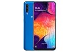 Samsung Galaxy A50 Smartphone (16.3cm (6.4 Zoll) 128GB interner Speicher, 4GB RAM, Blau) - Deutsche Version