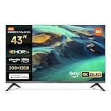 Xiaomi F Pro, 43 Zoll (101 cm), 4K UHD QLED, Smart TV, Fire TV, Triple Tuner DVB-C/S/S2/T/T2, HDR10+, MEMC, Sprachsteuerung mit Alexa, 2GB+32GB, Kompatibel mit Apple AirPlay