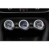 GAFAT [6 Stück] Kompatibel mit Neu 2025 Skoda Kodiaq ii/Superb 4 2024-2026 Schutzfolie für Smart Dials, 3 Knöpfe für Klimaanlage Nano Displayschutzfolie für Kodiaq 2 & Superb 4 Combi, 6H Anti-Kratzen