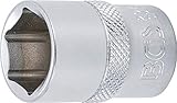 BGS 2919 | Steckschlüssel-Einsatz Sechskant | 12,5 mm (1/2") | SW 19 mm | CV-Stahl | Stecknuss