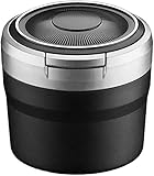 Aschenbecher Auto für VW Golf 5 6 7 8 GTE GTI GTD mit Deckel Tragbarer Edelstahl Fahrzeug Rauchfreien SelbstlöSchender