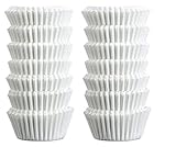 Zenker Pralinenförmchen weiß – 200er Set, 25x25x20mm, Hitzebeständig bis 220°C, FSC-zertifiziert, Perfekt für Gebäck & Süßigkeiten, Cremeweiß