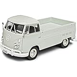 Volkwagen T1 Pritsche USA GRAU 1950-1967 mit Zeitschrift Nr 13 1/43 DeAgostini Modell Auto