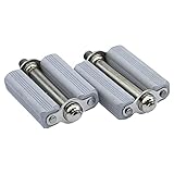 Pedale Pedal Satz grau universal kompatibel mit Hercules Miele DKW Victoria Express Kreidler Puch Zündapp Mofa Moped