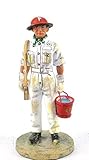 Del Prado Sammelfigur Feuerwehrmann Firefighter Figur Helfer Singapur 1941 1:32 ca. 7 cm Metall